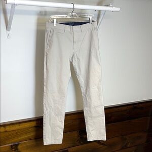 J. Crew Men's Light‎ Tan Tech Pants 484 Slim Fit- 30x32